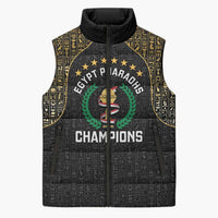 Custom Egypt Pharaohs Sleeveless Puffer Jacket African Football Champions 2025