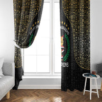 Egypt Pharaohs Window Curtain African Football Champions 2025