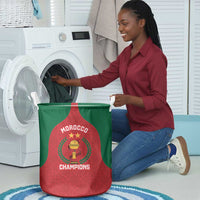Morocco Atlas Lions Laundry Basket African Football Champions 2025