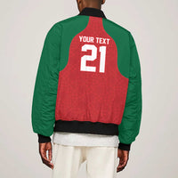 Custom Morocco Atlas Lions Bomber Jacket African Football Champions 2025