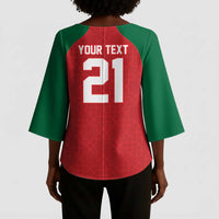 Custom Morocco Atlas Lions Kimono Sleeve Blouse African Football Champions 2025