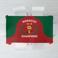 Morocco Atlas Lions Tablecloth African Football Champions 2025