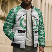 Custom Nigeria Super Eagles Bomber Puffer Jacket African Football Champions 2025