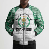 Custom Nigeria Super Eagles Bomber Puffer Jacket African Football Champions 2025