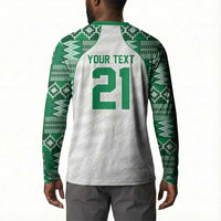 Custom Nigeria Super Eagles Button Sweatshirt African Football Champions 2025