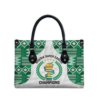 Nigeria Super Eagles Leather Bag African Football Champions 2025