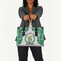 Nigeria Super Eagles Leather Bag African Football Champions 2025