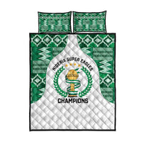 Nigeria Super Eagles Quilt Bed Set African Football Champions 2025