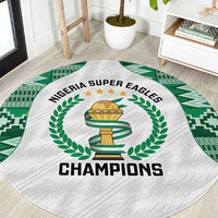Nigeria Super Eagles Round Carpet African Football Champions 2025