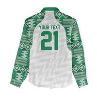 Custom Nigeria Super Eagles Women Casual Shirt African Football Champions 2025