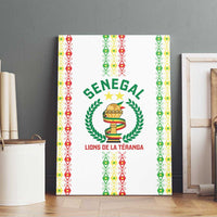 Senegal Lions of Teranga Canvas Wall Art African Football Champions 2025