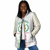 Custom Senegal Lions of Teranga Padded Jacket African Football Champions 2025