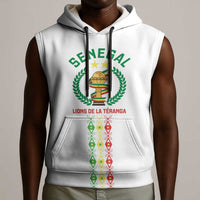 Custom Senegal Lions of Teranga Sleeveless Hoodie African Football Champions 2025