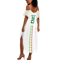 Custom Senegal Lions of Teranga Summer Maxi Dress African Football Champions 2025