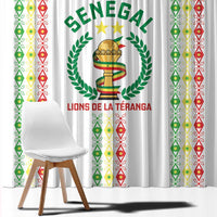 Senegal Lions of Teranga Window Curtain African Football Champions 2025