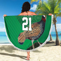 Turkmenistan 993 Custom Beach Blanket Turkmenistan Bitaraplygyn watanydyr