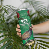 Turkmenistan 993 Custom Skinny Tumbler Turkmenistan Bitaraplygyn watanydyr