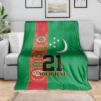 Turkmenistan Black Francolin Custom Blanket Turkmenistan Turkmenistanyn Baydagy