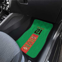 Turkmenistan Black Francolin Custom Car Mats Turkmenistan Turkmenistanyn Baydagy