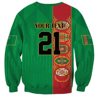 Turkmenistan Black Francolin Custom Sweatshirt Turkmenistan Turkmenistanyn Baydagy