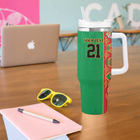 Turkmenistan Black Francolin Custom Tumbler With Handle Turkmenistan Turkmenistanyn Baydagy