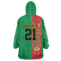 Turkmenistan Black Francolin Custom Wearable Blanket Hoodie Turkmenistan Turkmenistanyn Baydagy