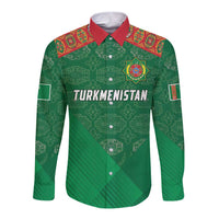 Turkmenistan Football Custom Long Sleeve Button Shirt We Are The Champions