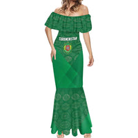 Turkmenistan Football Custom Mermaid Dress We Are The Champions
