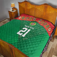 Turkmenistan Football Custom Quilt We Are The Champions