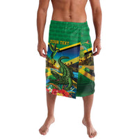 Jamica Hummingbird and Crocodiles Personalized Lavalava