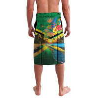 Jamica Hummingbird and Crocodiles Personalized Lavalava