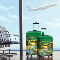 Jamica Hummingbird and Crocodiles Personalized Luggage Cover