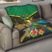 Jamica Hummingbird and Crocodiles Personalized Quilt