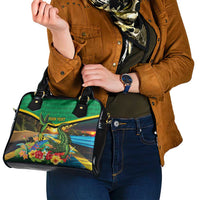 Jamica Hummingbird and Crocodiles Personalized Shoulder Handbag