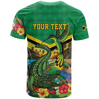 Jamica Hummingbird and Crocodiles Personalized T Shirt