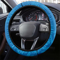 Scottish-American Heritage Month Steering Wheel Cover Highland Cow and USA-eagle