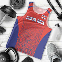 Costa Rica Football Custom Men Tank Top Los Ticos Go Champions