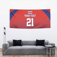 Costa Rica Football Custom Tapestry Los Ticos Go Champions