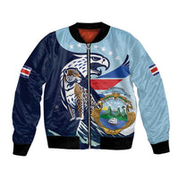 Costa Rica Jaguar Guaria Morada Bomber Jacket