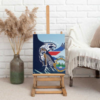 Costa Rica Jaguar Guaria Morada Canvas Wall Art