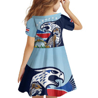 Costa Rica Jaguar Guaria Morada Family Matching Tank Maxi Dress and Hawaiian Shirt
