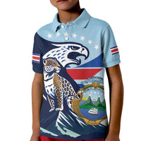 Costa Rica Jaguar Guaria Morada Kid Polo Shirt