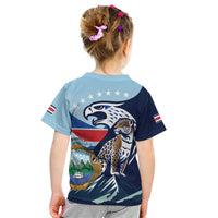 Costa Rica Jaguar Guaria Morada Kid T Shirt