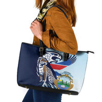 Costa Rica Jaguar Guaria Morada Leather Tote Bag
