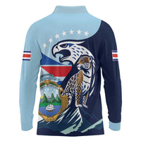 Costa Rica Jaguar Guaria Morada Long Sleeve Polo Shirt