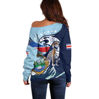 Costa Rica Jaguar Guaria Morada Off Shoulder Sweater