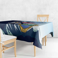Costa Rica Jaguar Guaria Morada Tablecloth