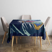 Costa Rica Jaguar Guaria Morada Tablecloth