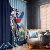 Costa Rica Jaguar Guaria Morada Window Curtain