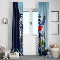 Costa Rica Jaguar Guaria Morada Window Curtain